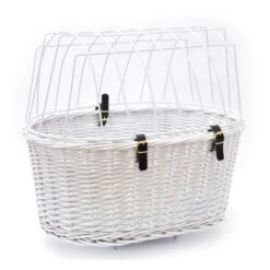 Aumüller Fahrrad-Tierkorb Weiß