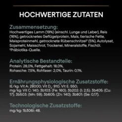 PRO PLAN Large Athletic Adult Sensitive Digestion Lamm -Trixie Verkaufsgeschäft pro plan large athletic adult sensitive digestion lamm 6