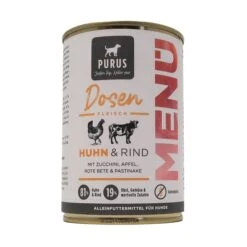 Purus Dosenfleisch Menü Rind & Huhn