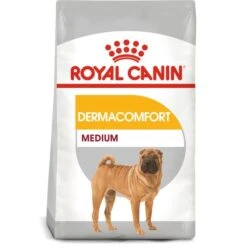 ROYAL CANIN DERMACOMFORT MEDIUM Trockenfutter Für Mittelgroße Hunde Mit Empfindlicher Haut -Trixie Verkaufsgeschäft royal canin dermacomfort medium web