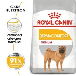 ROYAL CANIN DERMACOMFORT MEDIUM Trockenfutter Für Mittelgroße Hunde Mit Empfindlicher Haut
