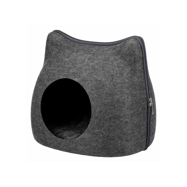Trixie Kuschelhöhle Cat - Anthrazit 4 Trixie Kuschelhöhle Cat - Anthrazit – Bild 2