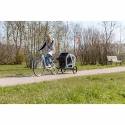 Trixie Fahrrad-Anhänger Grau/Salbei -Trixie Verkaufsgeschäft trixie fahrradanhaenger 10