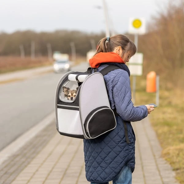 Trixie Rucksack Chloe Schwarz/weiß 39 × 43 × 27 Cm 7 Trixie Rucksack Chloe Schwarz/weiß 39 × 43 × 27 Cm – Bild 5