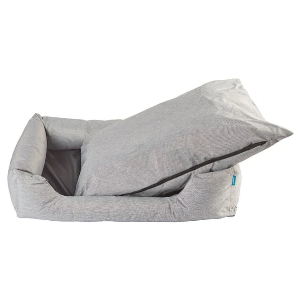 ZooRoyal In- & Outdoor Haustierbett Sam 90x70cm Grau 4 ZooRoyal In- & Outdoor Haustierbett Sam 90x70cm Grau – Bild 2